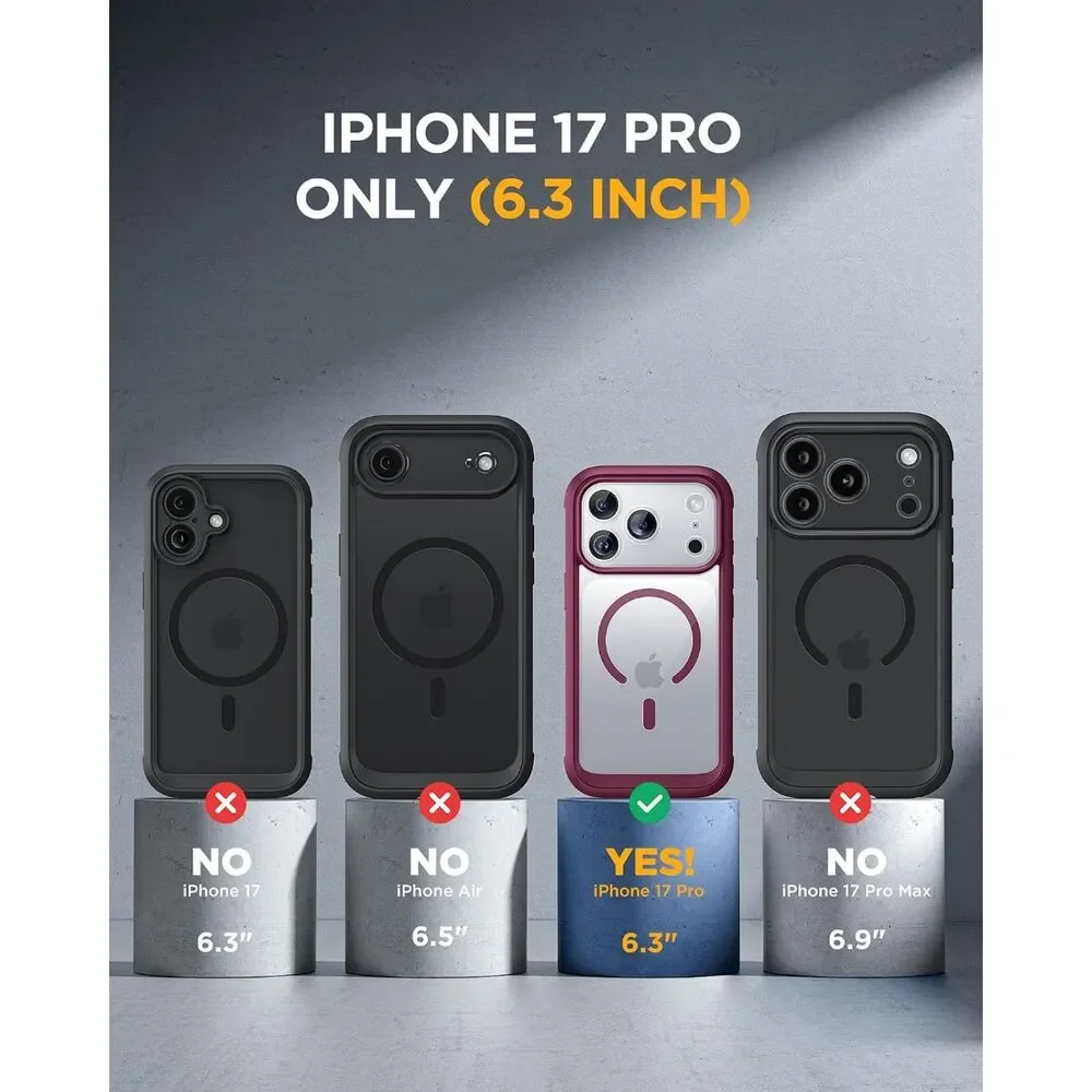 Miracase Magnetic for iPhone 17 Pro Case 6.3